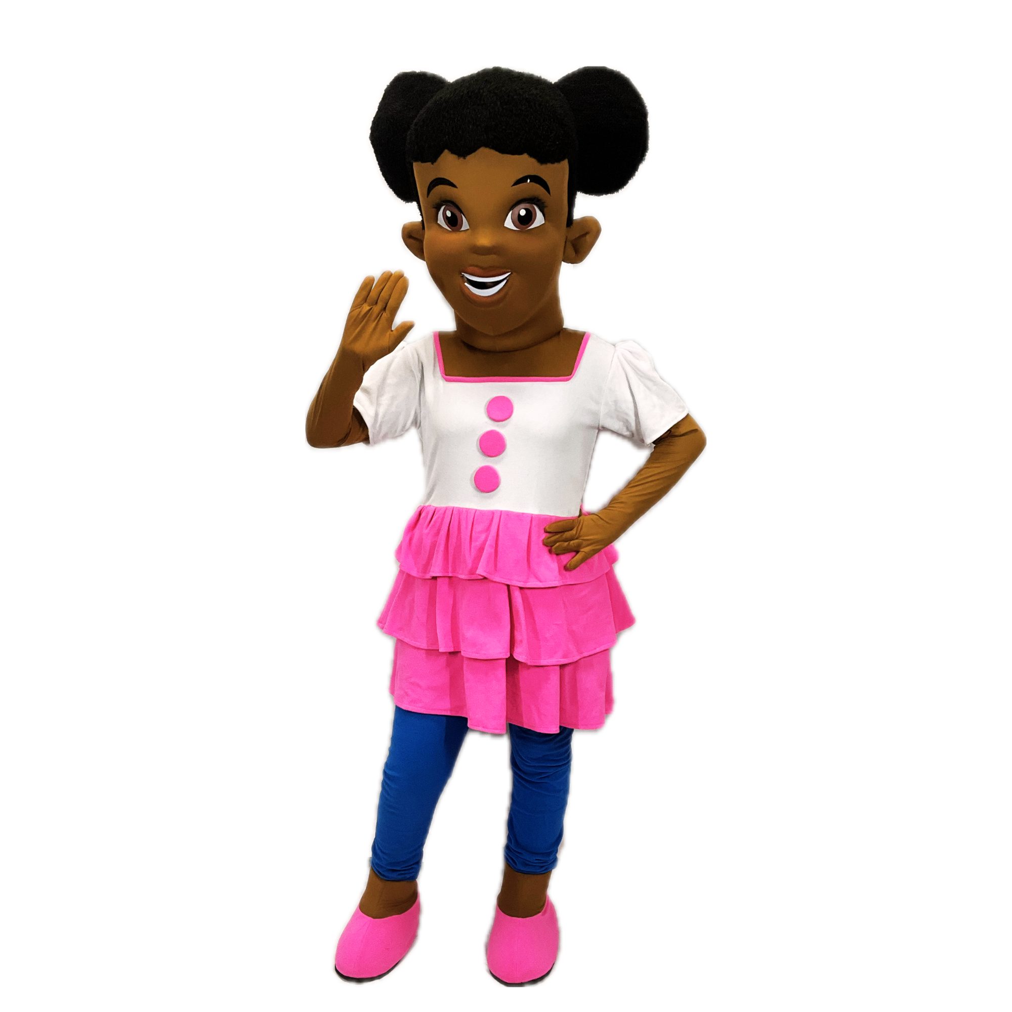 Gracie from Gracie's Corner mascot for kids party rentals – Blue Balloon Parties