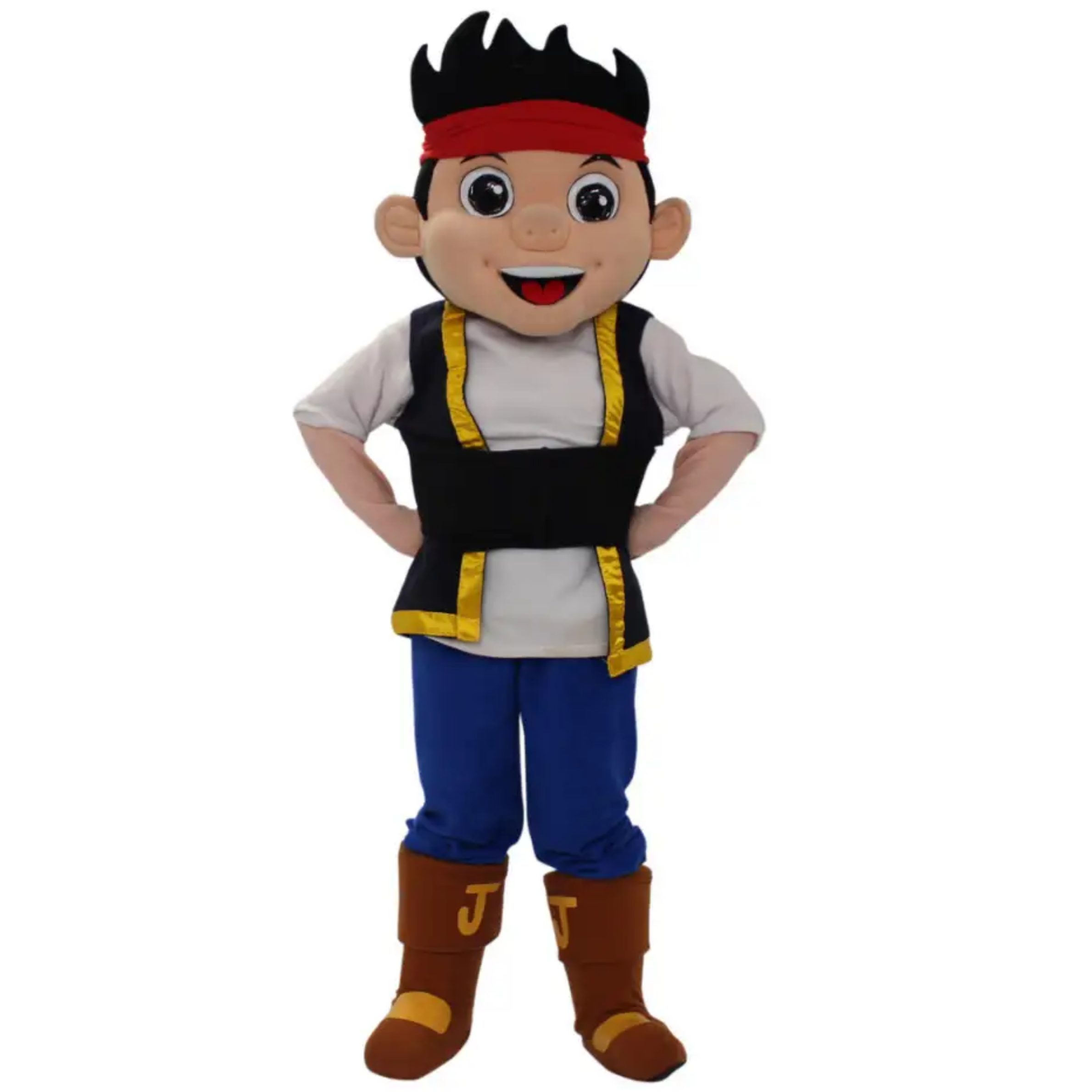 Jake from Jake and the Neverland Pirates mascot for kids party rentals – Blue Balloon Parties