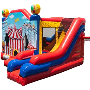 Carnival Combo Bounce House Rental for Parties – Blue Balloon Parties