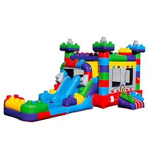Lego Bounce House Rental Blue Balloon Parties