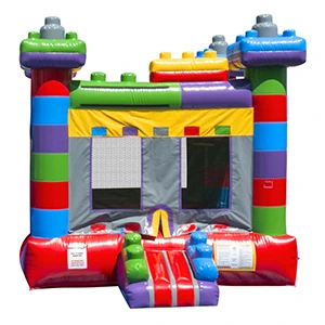 Lego Bounce House Rental Blue Balloon Parties