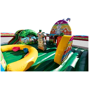 On Rent Bunny Rabbit Toddler Town Inflatable -BlueBalloonParties