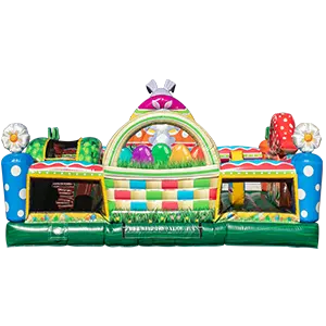 On Rent Bunny Rabbit Toddler Town Inflatable -BlueBalloonParties