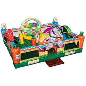 On Rent Bunny Rabbit Toddler Town Inflatable -BlueBalloonParties
