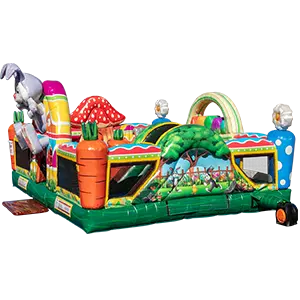 On Rent Bunny Rabbit Toddler Town Inflatable -BlueBalloonParties