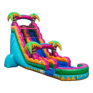 Single lane waterslide rental for summer birthday parties
